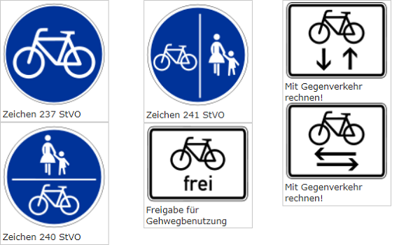 ab wann mit dem fahrrad auf wuß und radweg